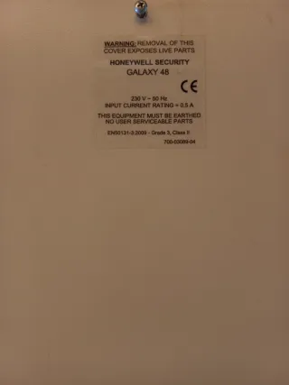 Central de intrusión