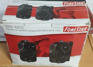 Altavoces Fonestar Negros Nuevos
