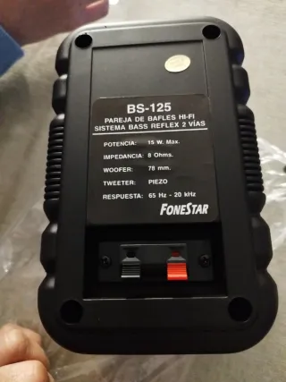 Altavoces Fonestar Negros Nuevos