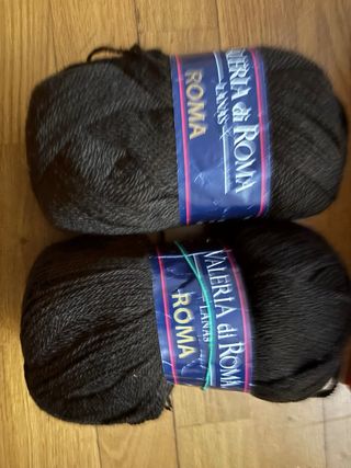 Lote 6 ovillos lana Valeria Roma
