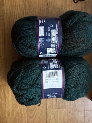 Lote 6 ovillos lana Valeria Roma