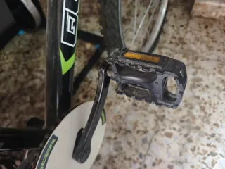 Bicicleta BMX Junior Negra y Verde