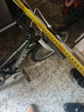 Bicicleta BMX Junior Negra y Verde