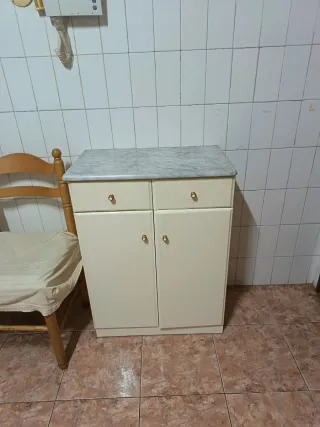 Mueble auxiliar cocina/baño mármol. HASTA 2/01
