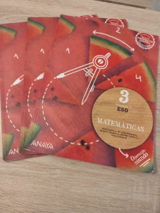 Matemáticas 1, 2 y 3.
