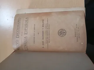 Diccionario lengua española D. José Alemany
