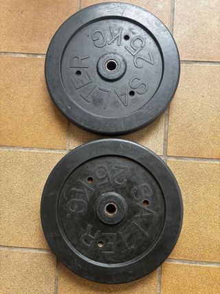 Pareja discos SALTER 2x25 kg
