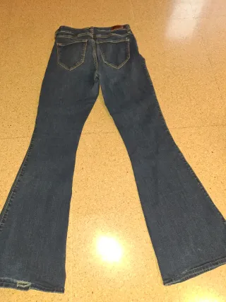 Pantalón Hollister Azul Acampanado