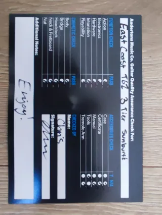 Guitarra Eastcoast T62 (telecaster) Sunburst