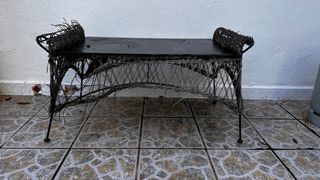 Conjunto 3 Sillones y mesa hierro forjado