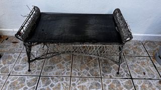 Conjunto 3 Sillones y mesa hierro forjado