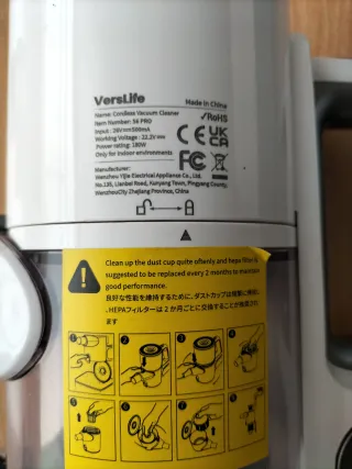 Aspiradora sin cable Verslife como nuevo