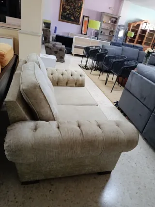 Sofá Chester Estíbaliz 2 plazas beige