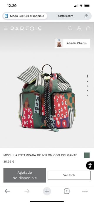 Mochila Parfois Multicolor