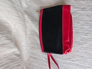 Bolsa neceser Fortuna vintage negro rojo colección