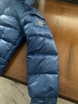 Abrigo Moncler Niño Azul Talla M
