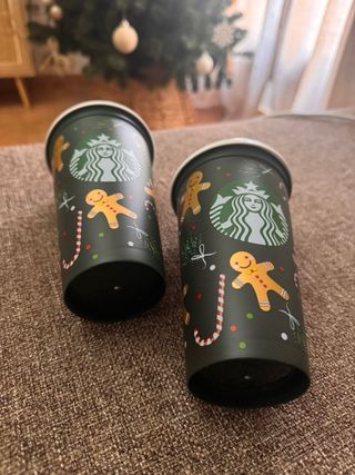 Vasos Starbucks Navidad reutilizables