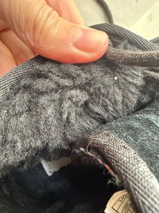 Botas negras de ante con cordones
