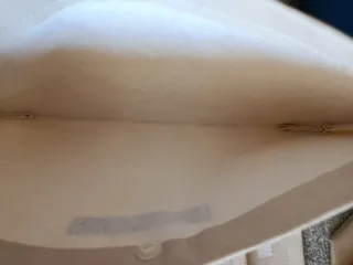 Porta accessori Arte e Sartoria beige e blu