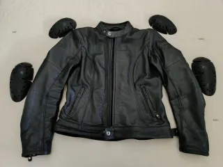 Chaqueta Moto Piel Negra Mujer REV'IT