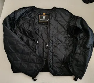 Chaqueta Moto Piel Negra Mujer REV'IT