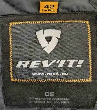 Chaqueta Moto Piel Negra Mujer REV'IT