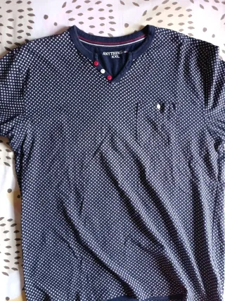 Camiseta Polo Hombre Azul Talla XXL