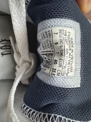 Converse Shoes Navy and White