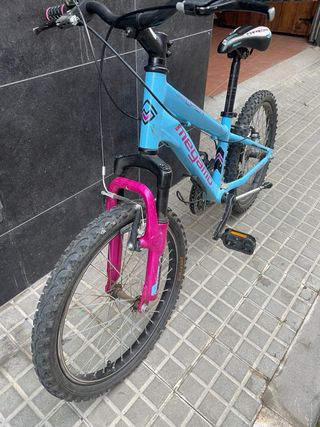 Bicicleta Megamo Junior Open Azul. Edad 5 a 9 años