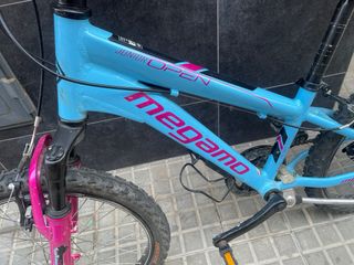 Bicicleta Megamo Junior Open Azul. Edad 5 a 9 años