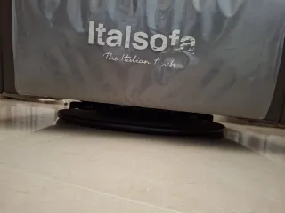 Sillón relax giratorio de piel