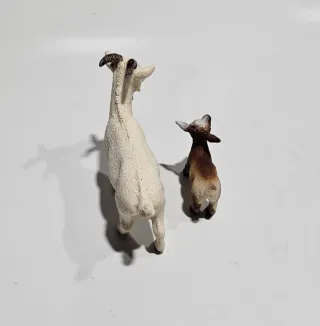 Cabra Blanca y Cría Schleich