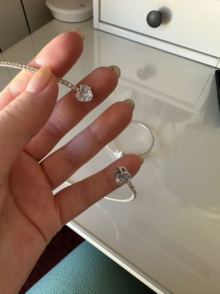 Conjunto Collar y Pulsera Brillante