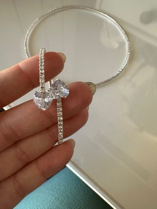 Conjunto Collar y Pulsera Brillante