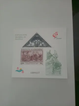 Surtido Sellos EXPOSICIÓN MUNDIAL FILATELIA