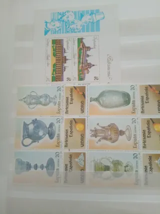 Surtido Sellos EXPOSICIÓN MUNDIAL FILATELIA