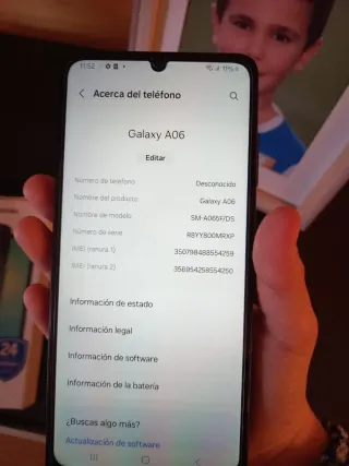 Samsung Galaxy A06 Negro