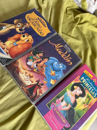 Lote VHS Disney Clásicos (Español)