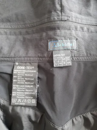 Pantalones de esquí GORA-TEX negros Schoffel