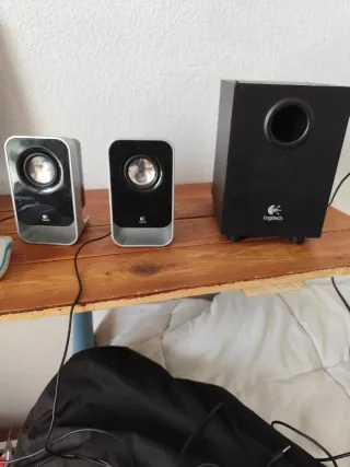 Altavoces Logitech PC Negro/Plata