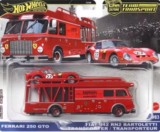 Hotwheels Premium Ferrari 250 GTO Team Transport