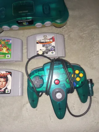 Nintendo 64 Transparente + 3 Juegos