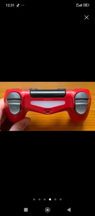 Mando PS4 Rojo