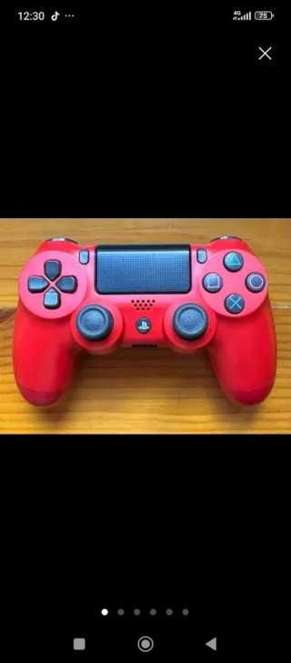 Mando PS4 Rojo