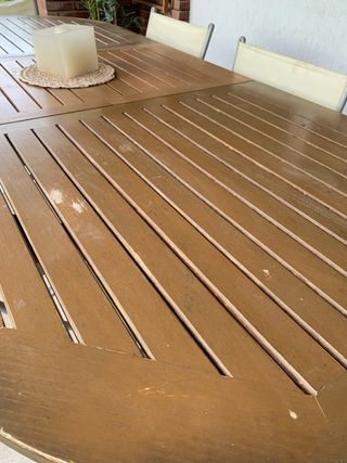 Mesa Terraza Extensible teca madera