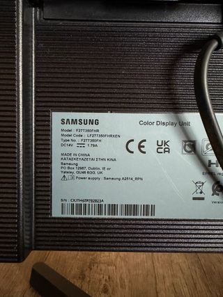 Monitor Samsung 27 1080p (sin altavoces)