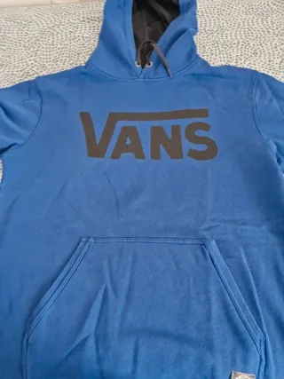 Sudadera Vans Azul con Capucha