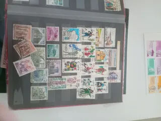 Álbum sellos antiguos España Matasellados