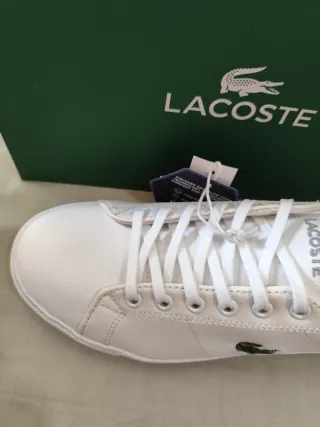 Zapatillas Lacoste Mujer Blancas