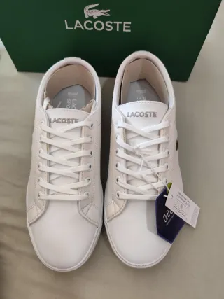 Zapatillas Lacoste Mujer Blancas